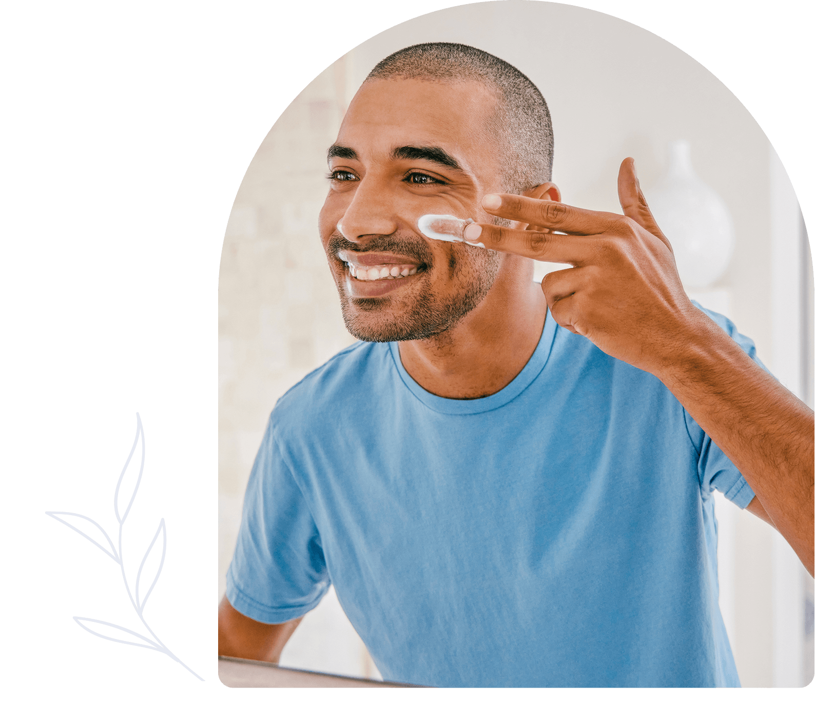 Skincare routine with facial moisturizer
