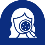Skincare examination symbol