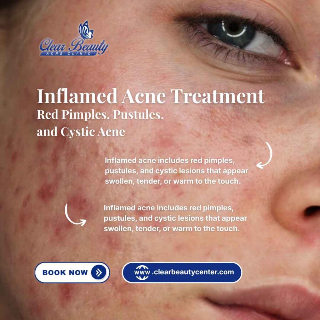 Inflamed Acne Treatment in Frisco, TX: Red Pimples, Pustules, and Cystic Acne